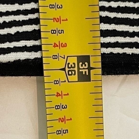 Loft Black White Ankle Pants Size 8 - Picture 8 of 9